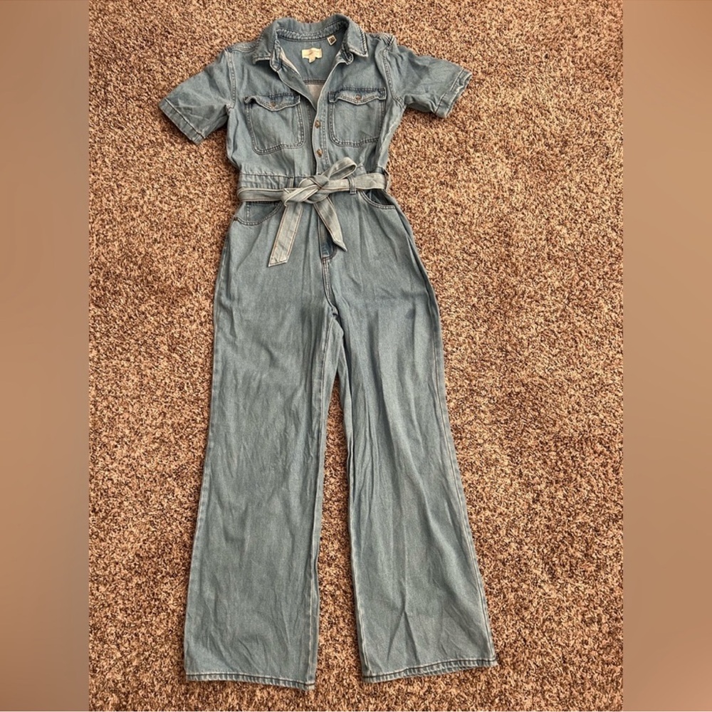 Universal Thread Blue Denim Top - image 2